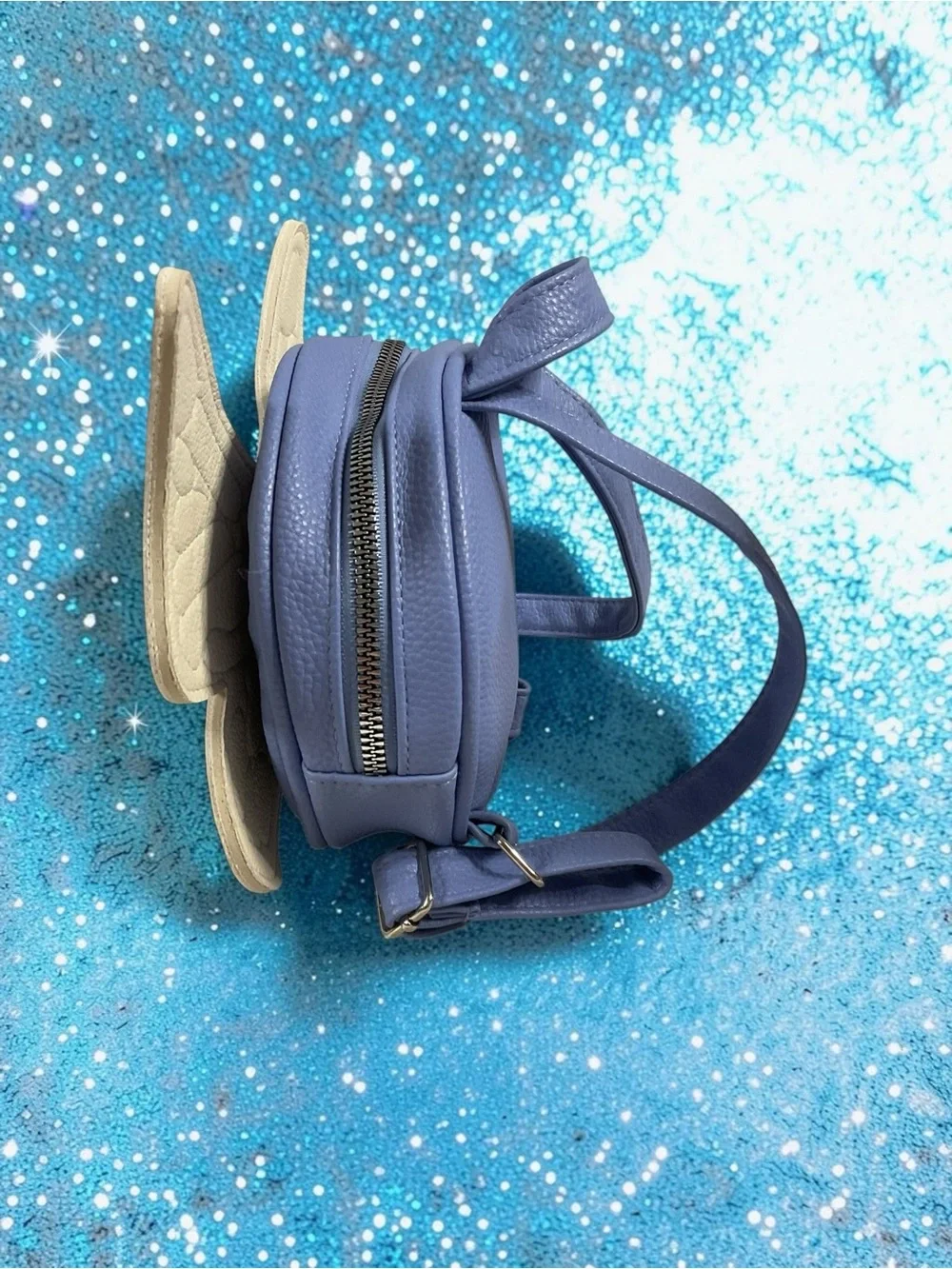 Cupcakes & Cashmere Kids Butterfly Backpack - Blue and Cream